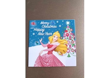 Mini kartki świąteczne - Księżniczka Aurora