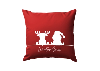 Śmieszna poduszka świąteczna