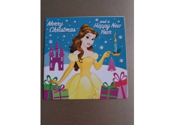 Mini kartki świąteczne - Księżniczka Bella