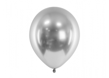 Ekskluzywny Srebrny Balon z helem