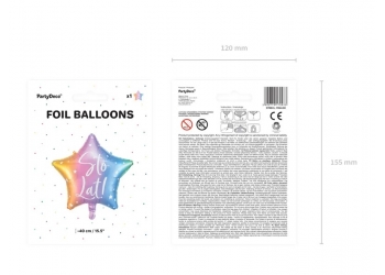 Balon foliowy STO LAT - kolorowy