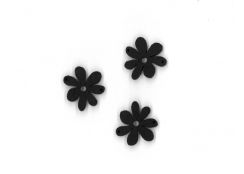 Aplikacja - czarne kwiatuszki