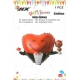 Balon foliowy uśmiechnięte Serce w Garniturze z kwiatami Z HELEM